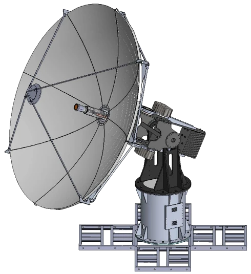 S/X-Band ground station antenna